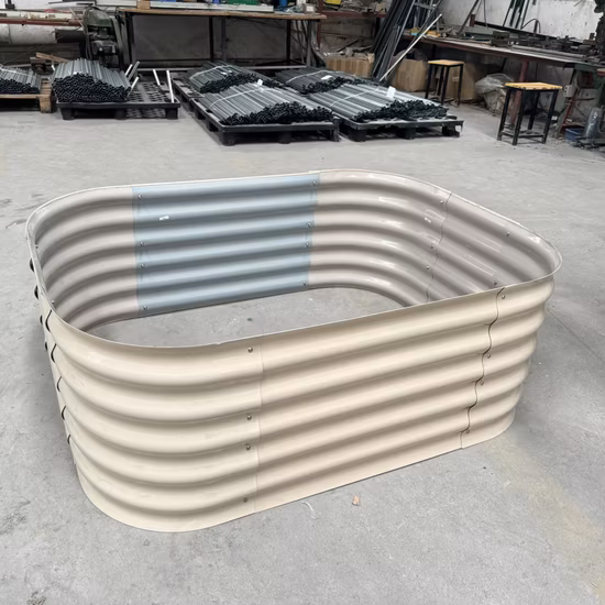 Wholesale Raised Garden Beds Double-Sided Three-Layer Garden Metal Planter Box for Flowers Vegetable Planting