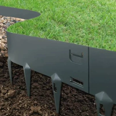 Gartenkante aus Stahl für Rasenkante oder Blumenbeet