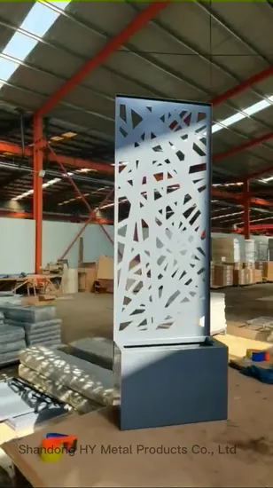 Großer Baumkasten aus Metall für Plaza-Dekoration/moderner Blumenkasten